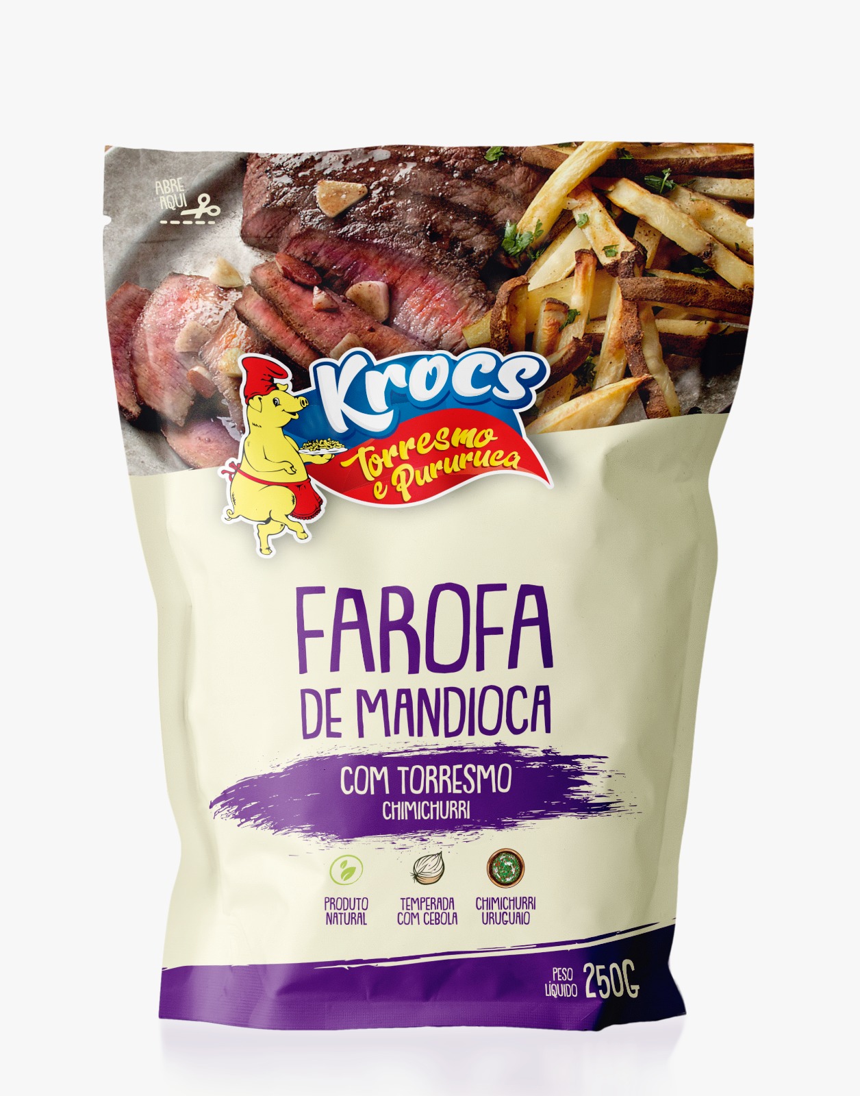 Farofa de Mandioca - Com Torresmo Chimichurri 250g